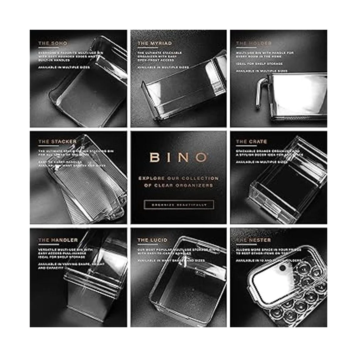 BINO Cajón de almacenamiento apilable Colección The_6