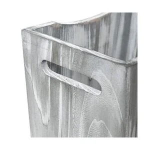 Cubo de basura de madera estilo rústico con dos asas_6