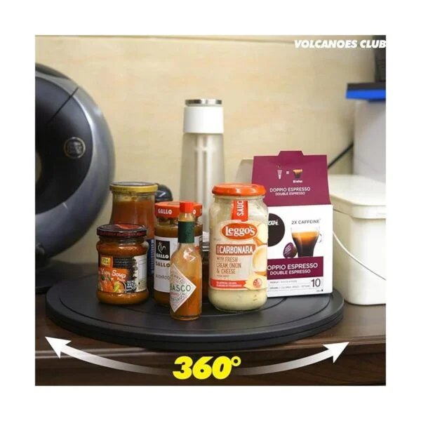 VOLCANOES CLUB Plato giratorio Lazy Susan de 16 pulgadas_2