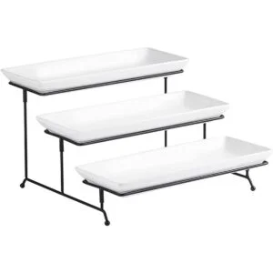 Gomakren Soporte para servir de 3 niveles platos de_1