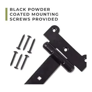 DIYWorld Bisagras de puerta negras 2 bisagras de puerta_4