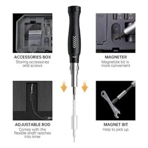 JAKEMY Juego de destornilladores de precisión kit de_3