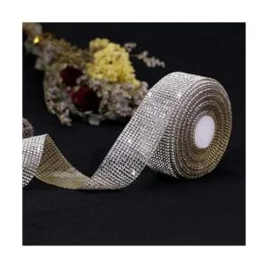 Locacrystal Cinta de diamantes de imitación de cristal_7