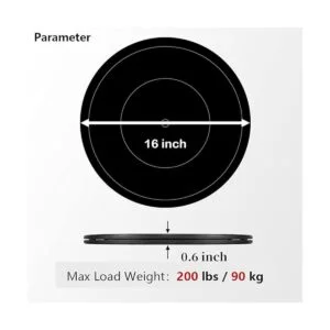 VOLCANOES CLUB Plato giratorio Lazy Susan de 16 pulgadas_4