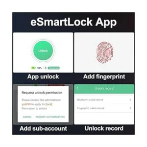 eLinkSmart Candado de casillero de gimnasio desbloqueo_4