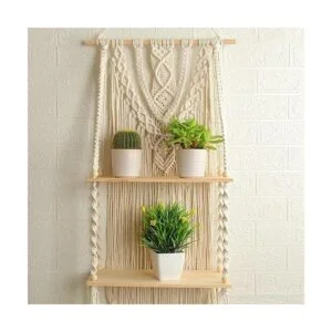 Estante colgante de pared para macramé estantes colgantes_2