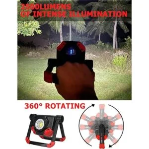 Luz de trabajo LED recargable 2500 lm 30 W luces de_2