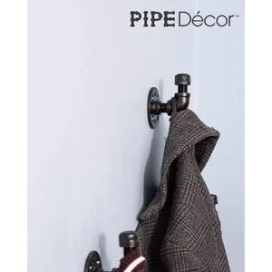 Pipe Decor Juego de ganchos para toallas y ropa_7