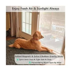 Puerta de pantalla magnética reforzada mejorada para_5