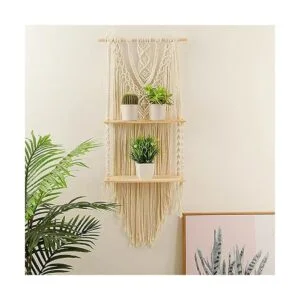Estante colgante de pared para macramé estantes colgantes_6