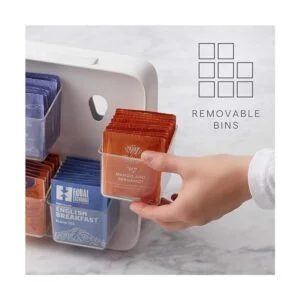 YouCopia Organizador de té TeaStand 120 bolsas_5