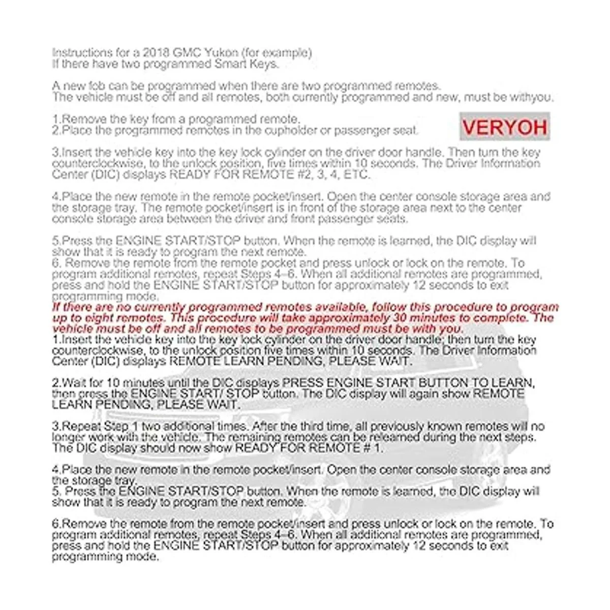 Reemplazo de FCCID HYQ1AA 315 MHz llavero de control_6