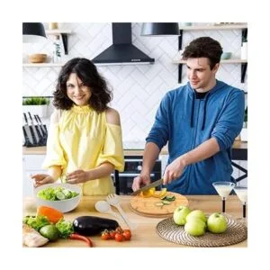 Ensaladera grande con tapa juego de cuencos de fibra de_7