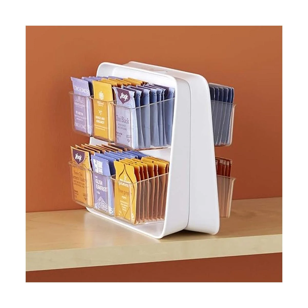YouCopia Organizador de té TeaStand 120 bolsas_2