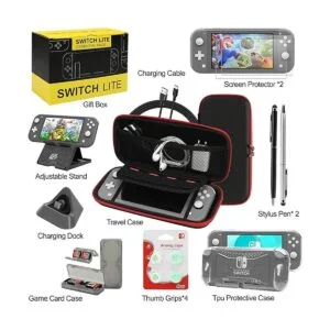 Switch Lite Paquete de accesorios kit con funda de_2