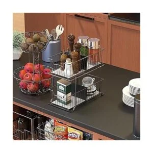SimpleHouseware Organizador de cajones de alambre de 2_4