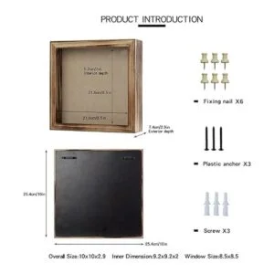 Freezing point Shadow Box Frame 10x10 Shadow Box Display_6