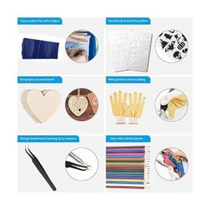 Kit de quema de madera 113 piezas herramienta_5