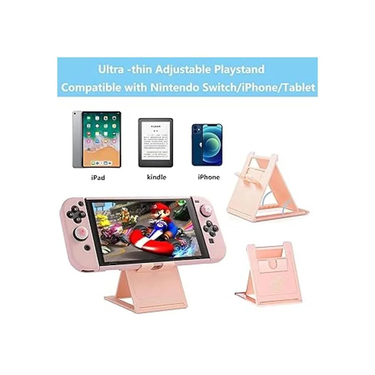 OLDZHU Pink Travel Carrying Case Accessories Kit_6