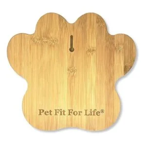 Pet Fit For Life Paw Shaped Bamboo Wood Serving Board_5