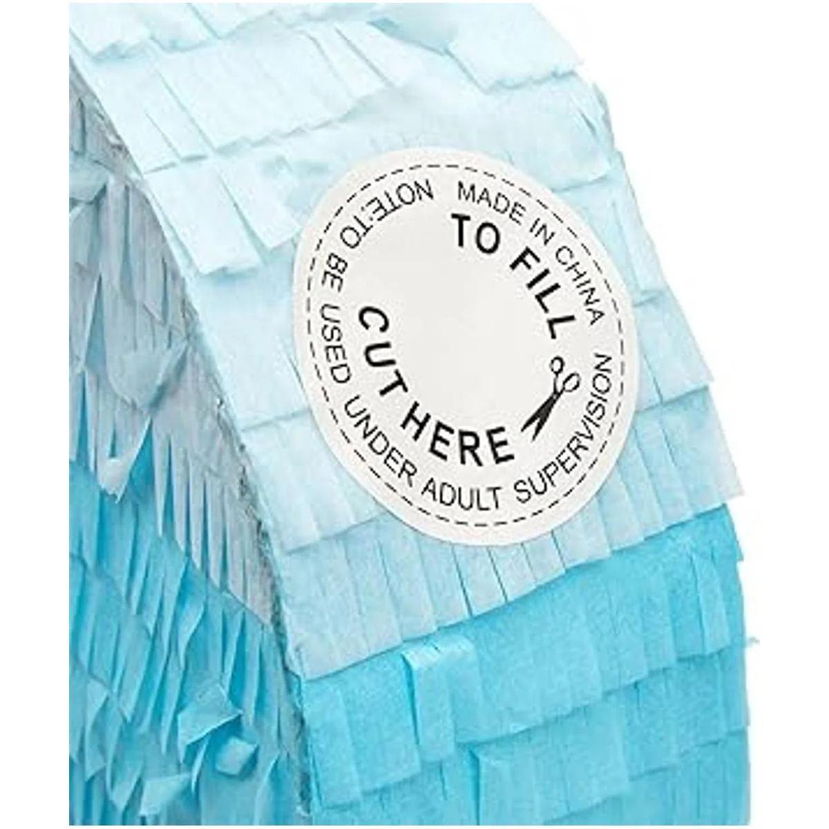 Piñata número 6 para fiesta de cumpleaños número 6 color_5