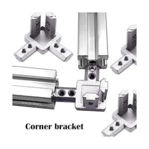 Glarks El juego de 216 conectores de perfil de aluminio de_5