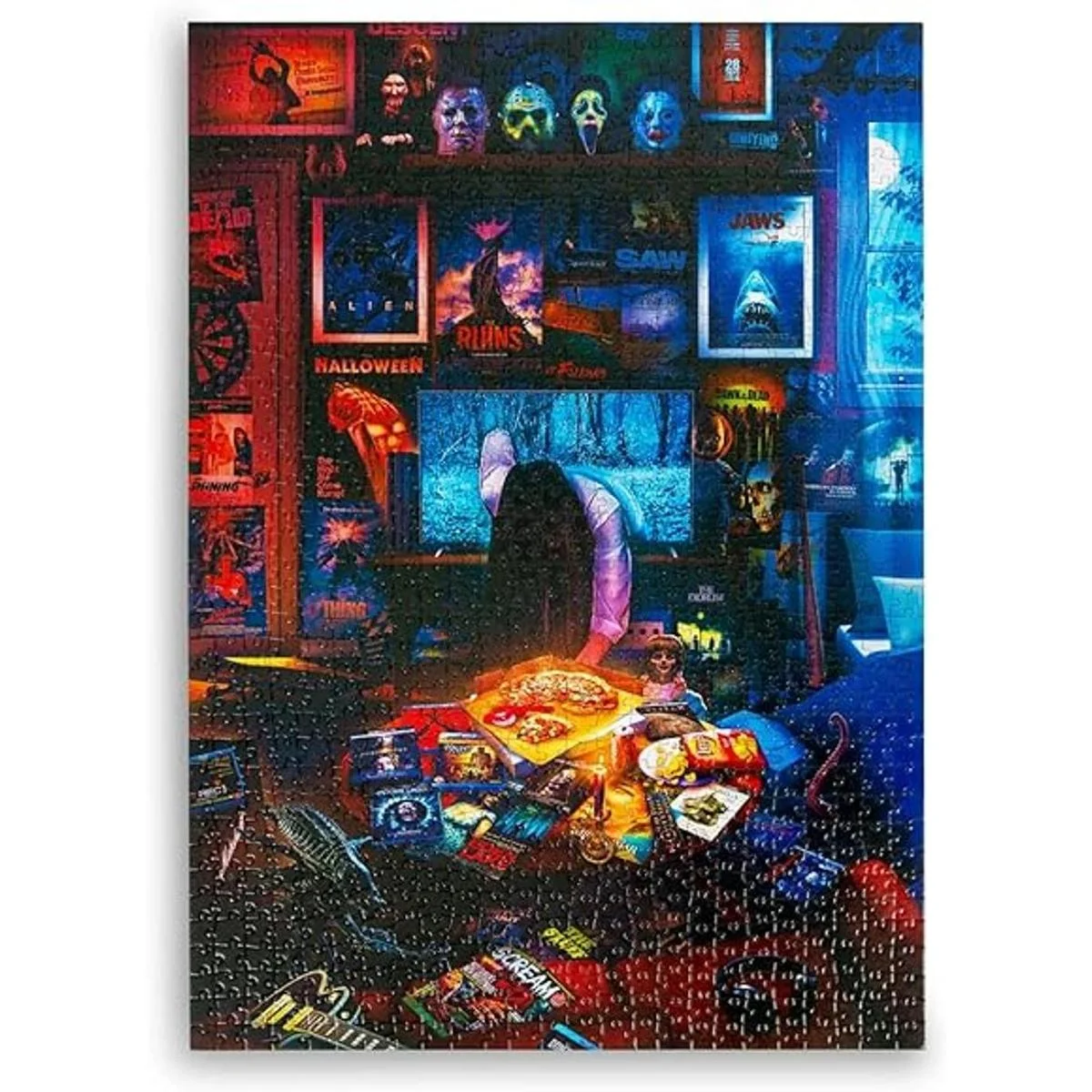 House of Horrors and Scary Movies Rompecabezas de 1000_3