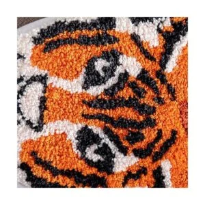 Alfombra personalizada con estampado de tigre bonita_3