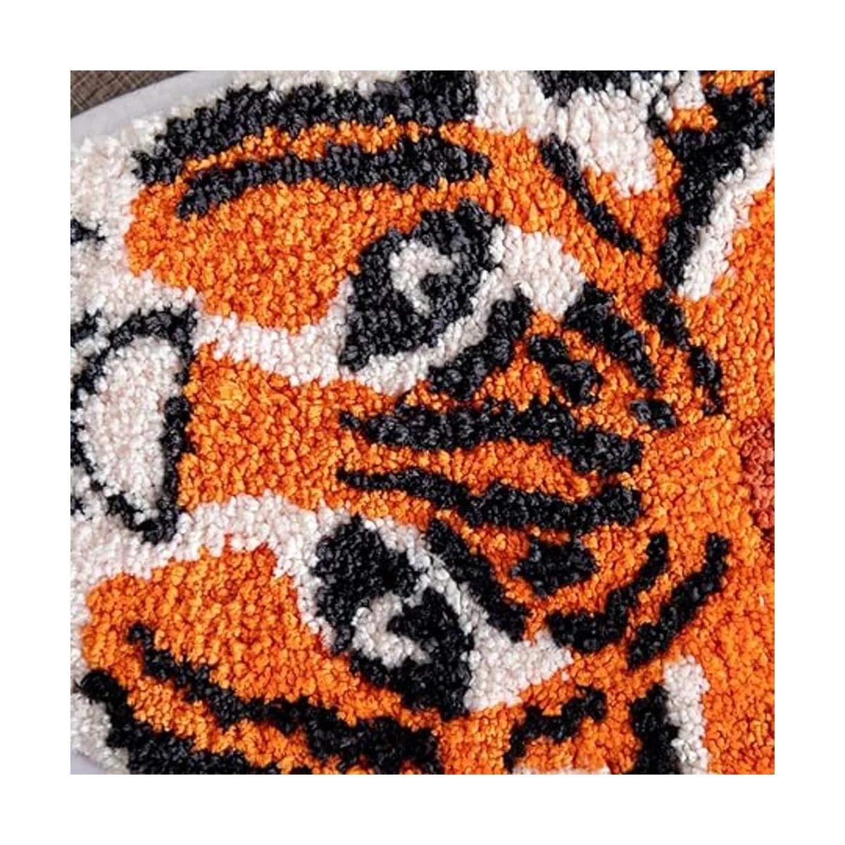 Alfombra personalizada con estampado de tigre bonita_3