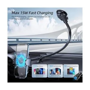 APPS2Car Soporte de teléfono para cargador inalámbrico de_2