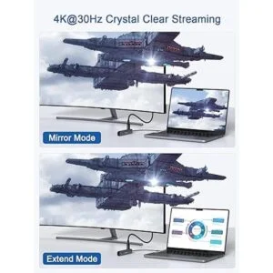 Adaptador USB C Hub 4K HDMI Dockteck 5 en 1 multipuerto_4