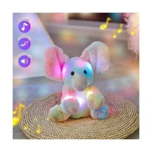 Glow Guards Light up PeekABoo Elefante de peluche musical_2