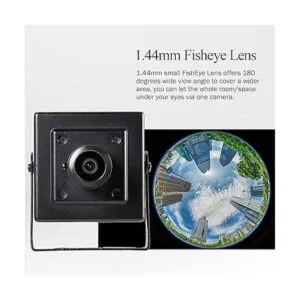 REVOTECH Mini cámara IP de seguridad Fisheye cámara_4