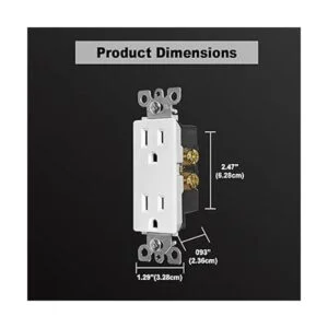 Paquete de 20 receptáculo de pared CML 15A tomas de_6