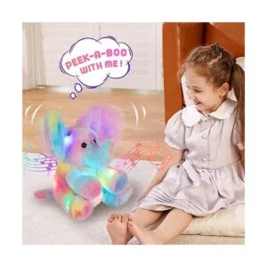 Glow Guards Light up PeekABoo Elefante de peluche musical_3