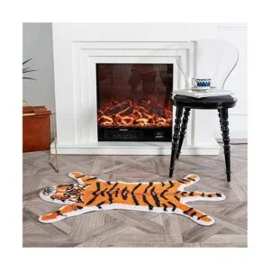 Alfombra personalizada con estampado de tigre bonita_6