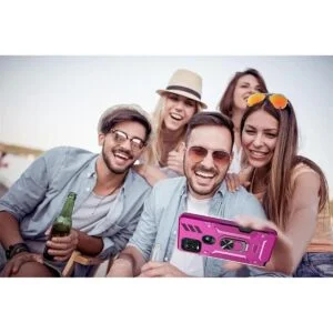 Funda de teléfono a prueba de golpes de grado militar con_5