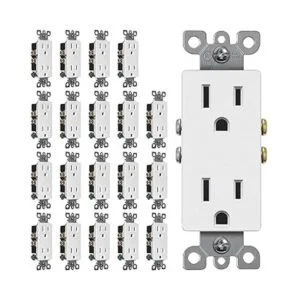 Paquete de 20 receptáculo de pared CML 15A tomas de_1