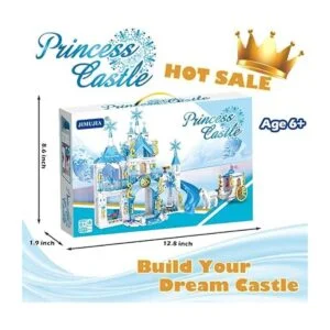 LEYI Juego de bloques de construcción de castillo de_6