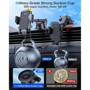 HTU Soporte para teléfono celular para automóvil Potente_2