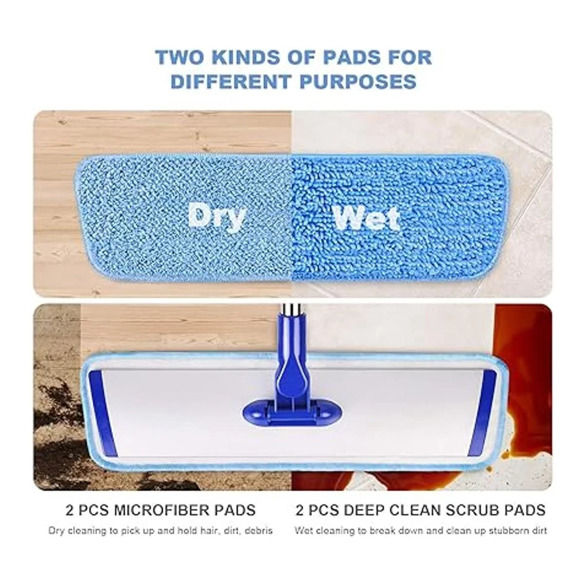 Sistema profesional de limpieza de suelos de microfibra de_2