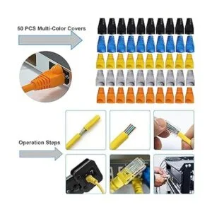 LEATBUY Juego de herramientas de crimpado RJ45 Cat5e Cat6_4