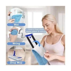 Sistema profesional de limpieza de suelos de microfibra de_4