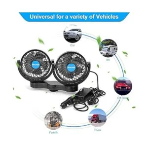 Hynoo Ventiladores de clip de automóvil de 12 V_2