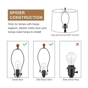 Juego de 2 pantallas de lámparas de tambor de 11.6_6