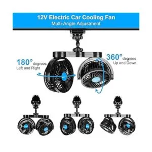 Hynoo Ventiladores de clip de automóvil de 12 V_3