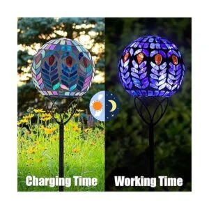 VCUTEKA Luces solares para decoración de jardín al aire_2
