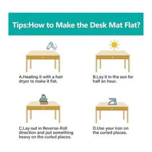 AimerGro Protector de mesa transparente de 24 x 60_7