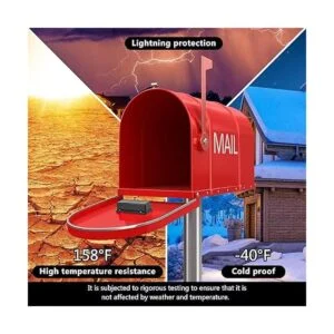 Briidea Alarma de buzón de correo inalámbrico de 500 pies_7