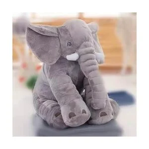 Ryttir Peluche de elefante grande gris XXL de 24 pulgadas_3